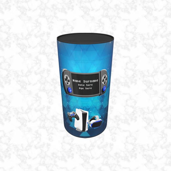 gaming away child scatter tube with personalised inscription