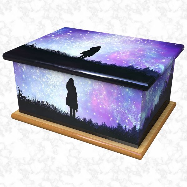 infinity adult ashes casket