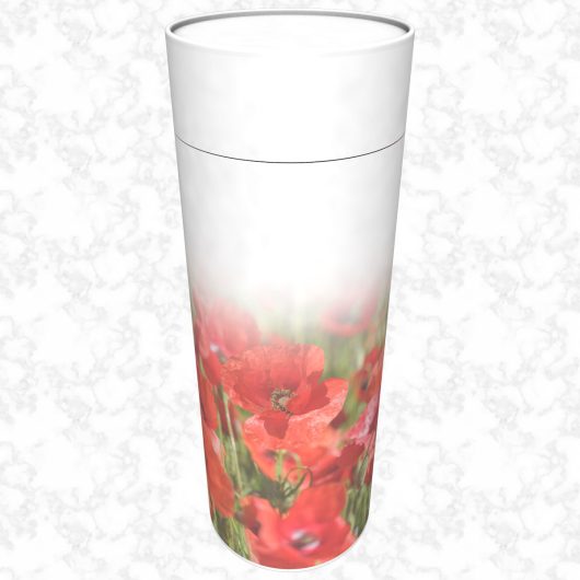 blushing poppy adult scatter tube