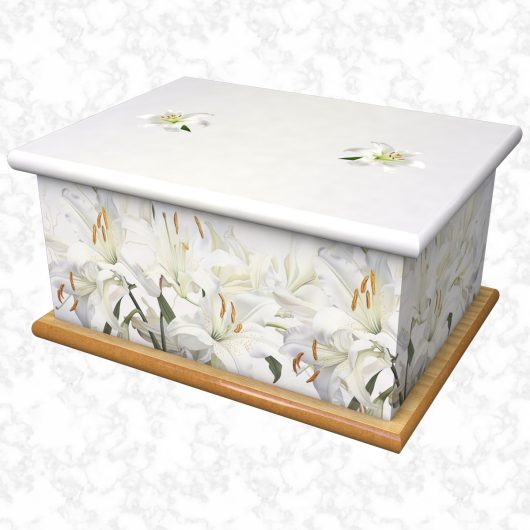 Dainty Blooms adult ashes casket