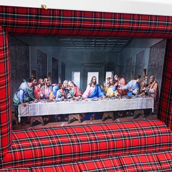 Tartan Royal interior panel detail showing Last Supper